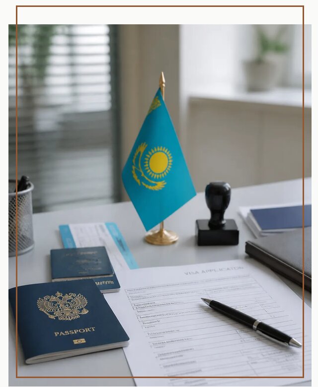 Оформление визы в Казахстан для поездки и работы в Нальчике
