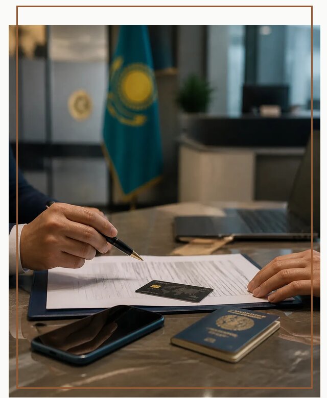 Открытие счета и банковской карты в Казахстане в Нальчике